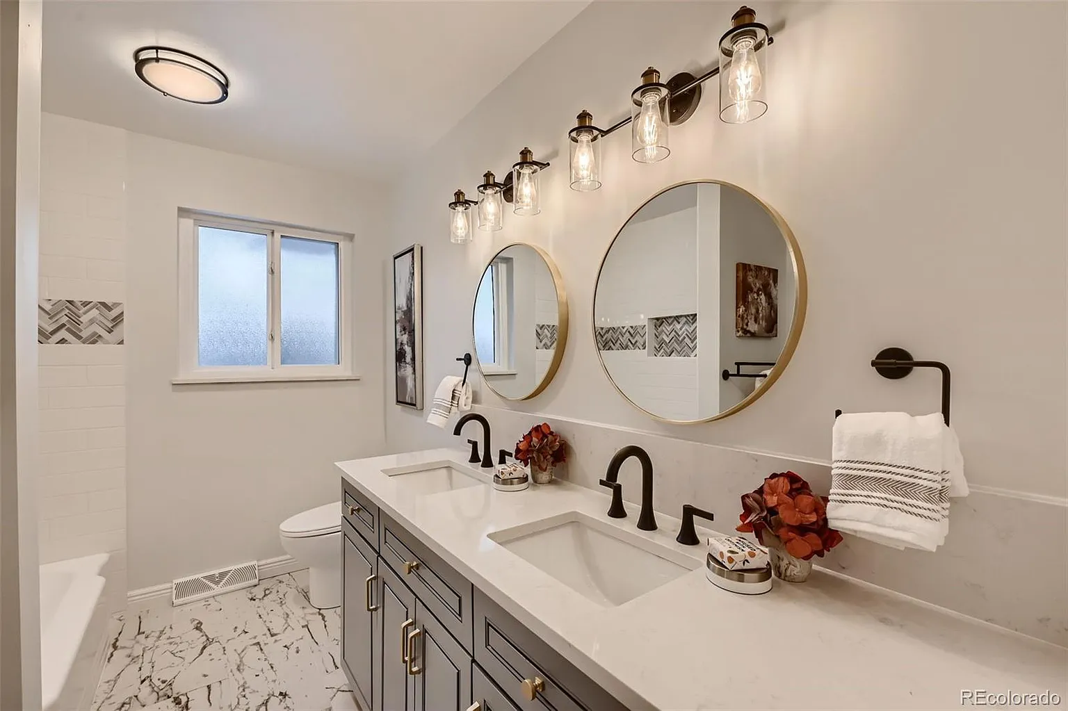 Master bathroom renovation transformation